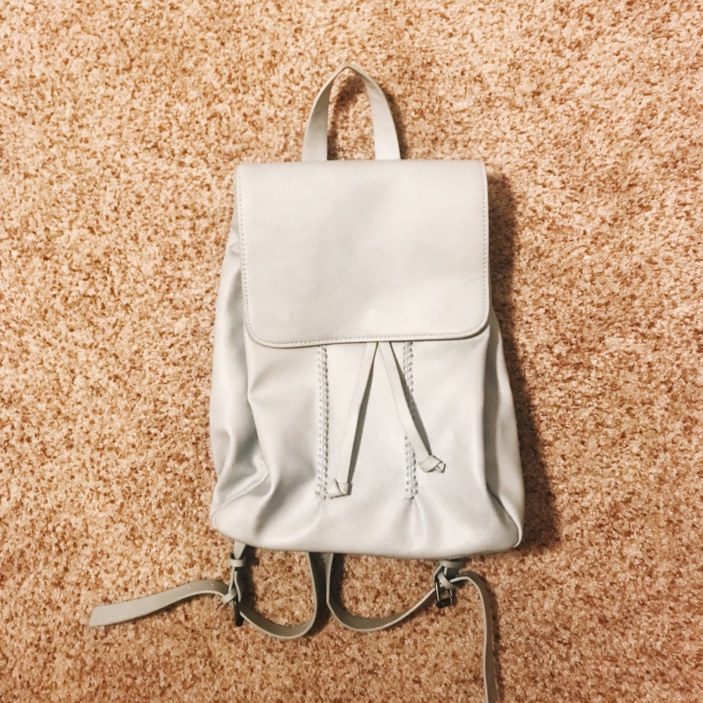 light blue American Eagle backpack